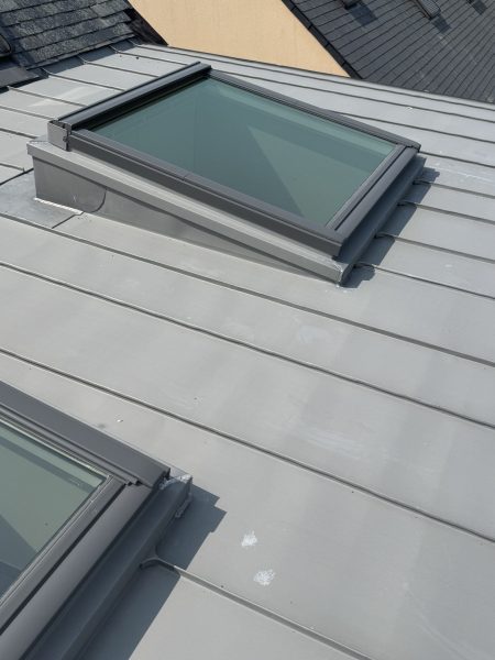 Couverture zinc sur agrandissement Vannes