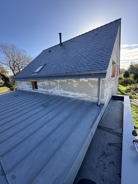 Maison neuve Ardoise, zinc et EPDM Sarzeau