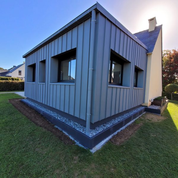 Bardage zinc quartz Vannes